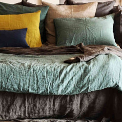 Housse de couette à rabat 140 x 200 cm