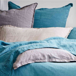 Housse de couette à rabat 140 x 200 cm