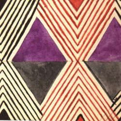 Losange et géométrie : collection LIN ethnique chic