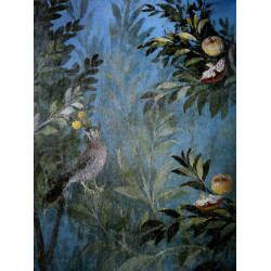 Oiseau dans un pommier