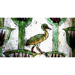 Libellule sur son nénuphar collection LIN fresque antique