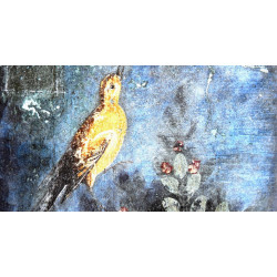 Libellule sur son nénuphar collection LIN fresque antique