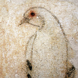 Libellule sur son nénuphar collection LIN fresque antique