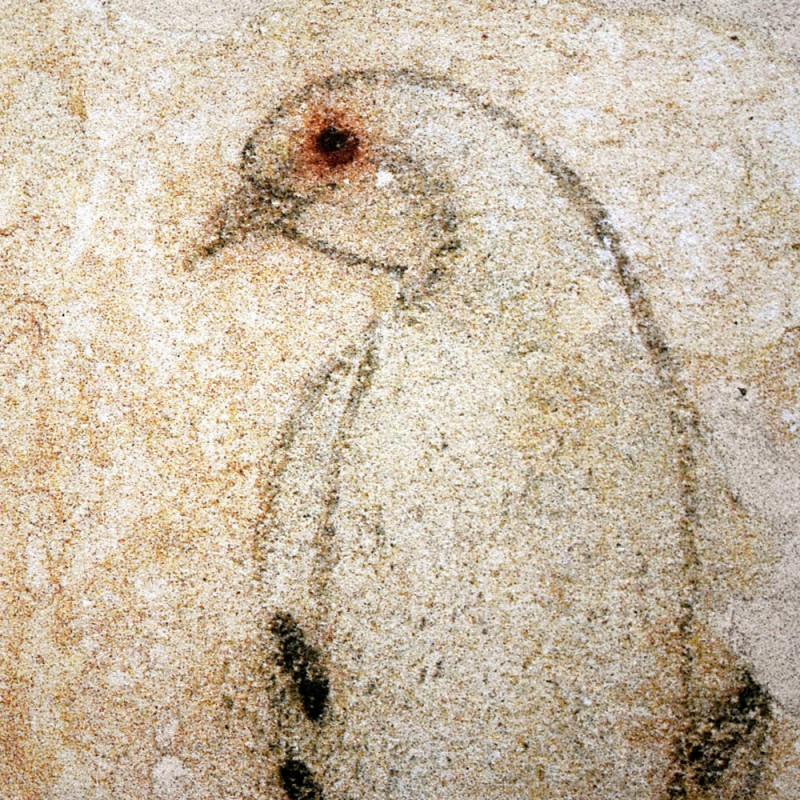 Libellule sur son nénuphar collection LIN fresque antique