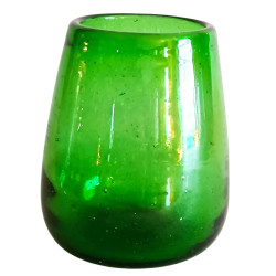 cruche égyptienne en verre recyclé soufflé à la bouche