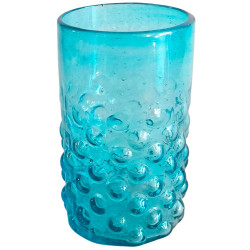 cruche égyptienne en verre recyclé soufflé à la bouche