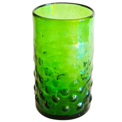 cruche égyptienne en verre recyclé soufflé à la bouche