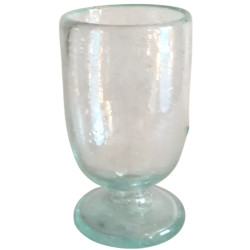 cruche égyptienne en verre recyclé soufflé à la bouche