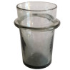 cruche égyptienne en verre recyclé soufflé à la bouche