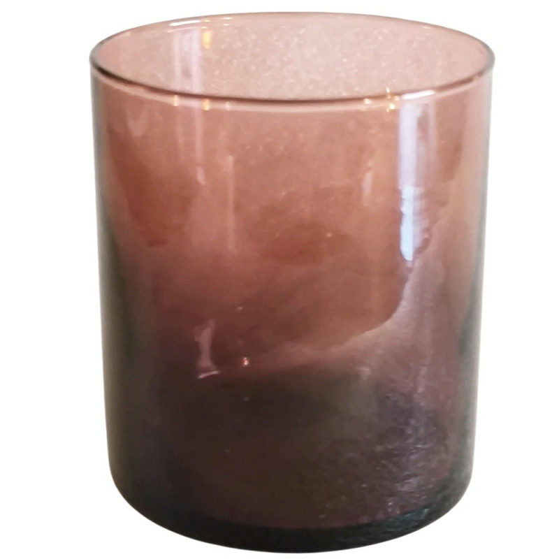 cruche égyptienne en verre recyclé soufflé à la bouche