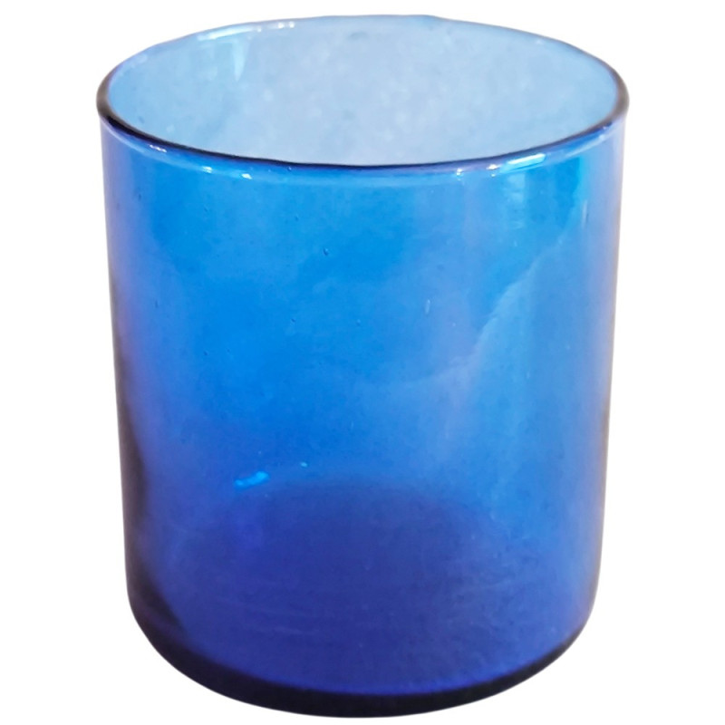 cruche égyptienne en verre recyclé soufflé à la bouche