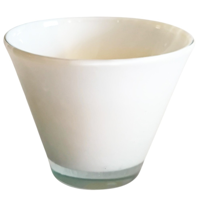 cruche égyptienne en verre recyclé soufflé à la bouche