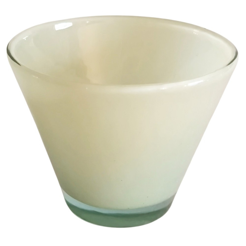 cruche égyptienne en verre recyclé soufflé à la bouche