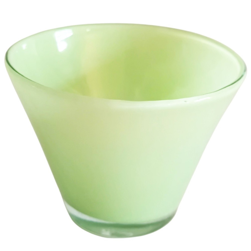 cruche égyptienne en verre recyclé soufflé à la bouche