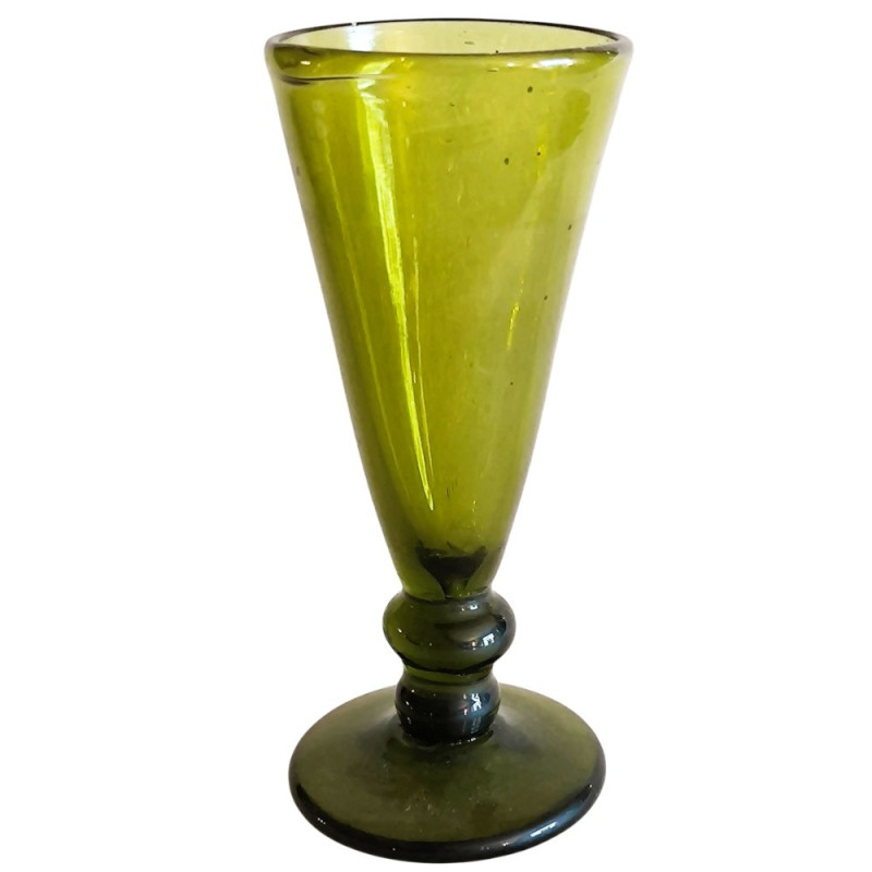 cruche égyptienne en verre recyclé soufflé à la bouche