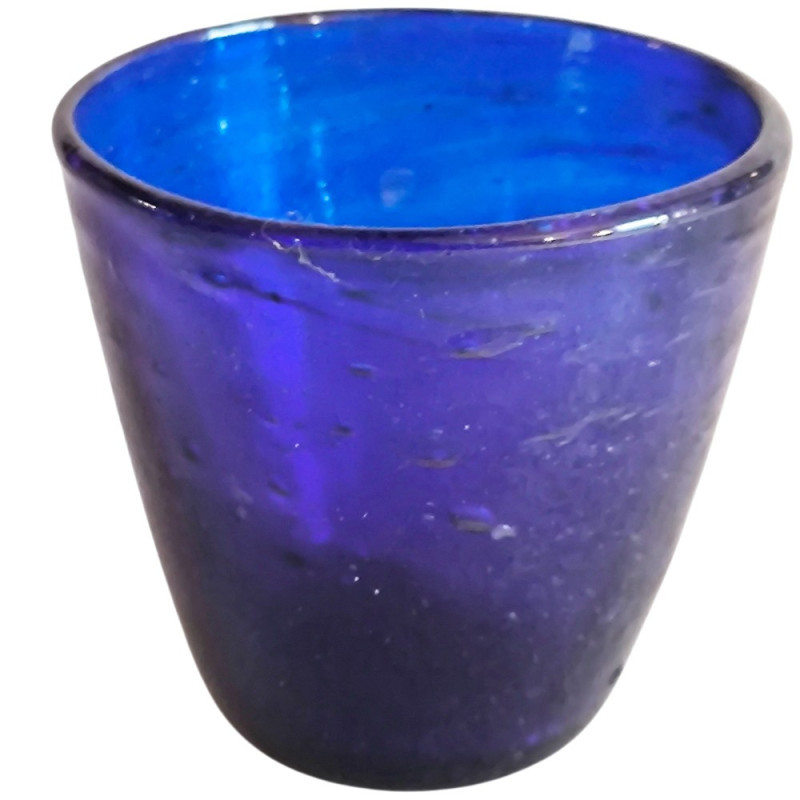 cruche égyptienne en verre recyclé soufflé à la bouche