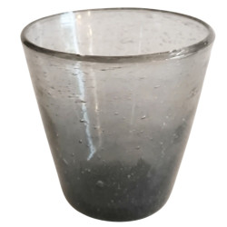 cruche égyptienne en verre recyclé soufflé à la bouche