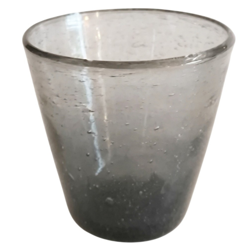 cruche égyptienne en verre recyclé soufflé à la bouche