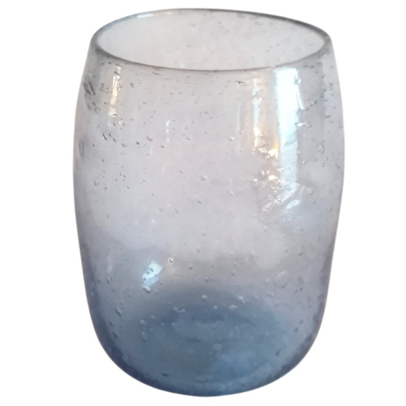 cruche égyptienne en verre recyclé soufflé à la bouche