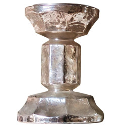 grand bougeoir argenté