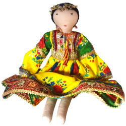 Poupées en tissus recyclés