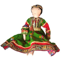 Poupées en tissus recyclés