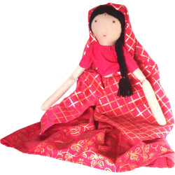 Poupées en tissus recyclés