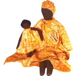 Poupées en tissus recyclés