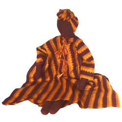 Poupées en tissus recyclés