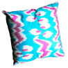 Coussin ikat en soie