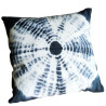 Coussin Tie & dye bleu