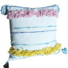 Coussins aux pompons