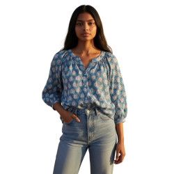 Tuniques en coton léger impression blocK