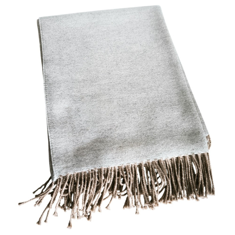 Plaid en alpaga couleurs naturelles