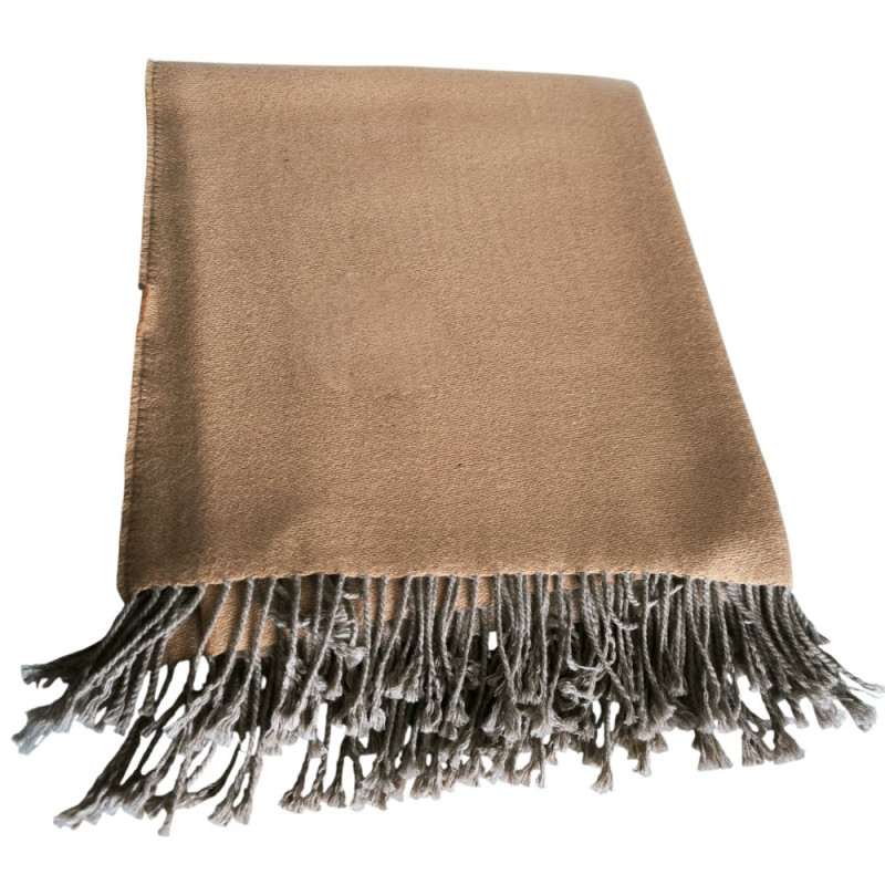 Plaid en alpaga couleurs naturelles