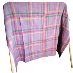 Plaid ancien en coton