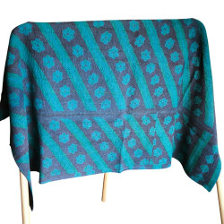 l'authenticité d'un dessus de lit en patchwork de coton ancien.