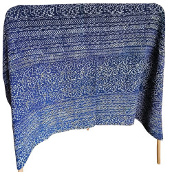 l'authenticité d'un dessus de lit en patchwork de coton ancien.