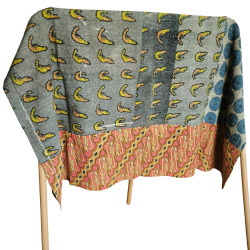 Dessus de lit en coton naturel – Couvre-lit élégant et respirant