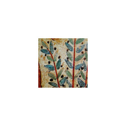 Libellule sur son nénuphar collection LIN fresque antique