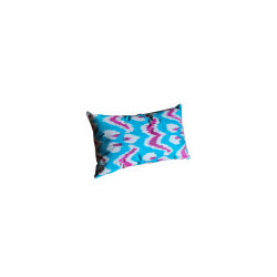 Coussin ikat en soie