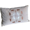 Coussin en velours de coton