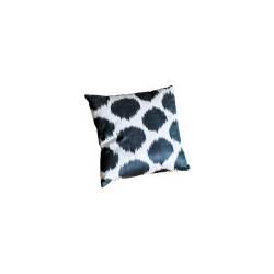 Coussin ikat en soie