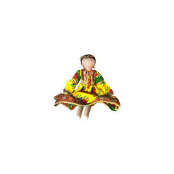 Poupées en tissus recyclés